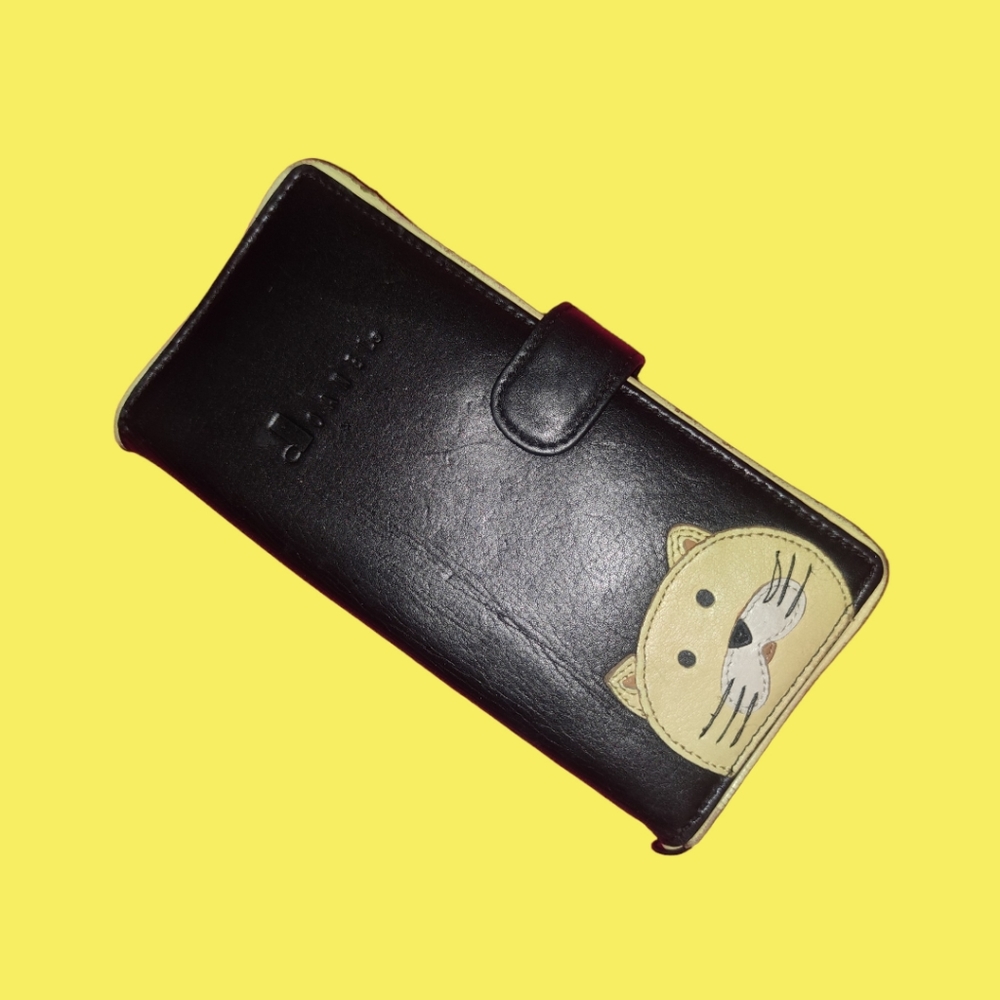 Joanel Genuine Leather Cat Wallet